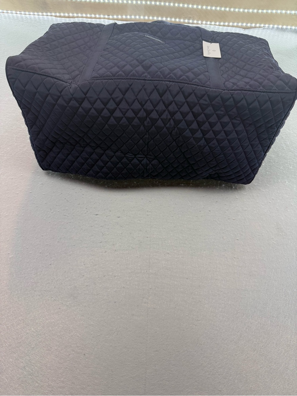 Vera Bradley - new women’s large duffel, navy blue bag handle strap - Picture 6 of 7